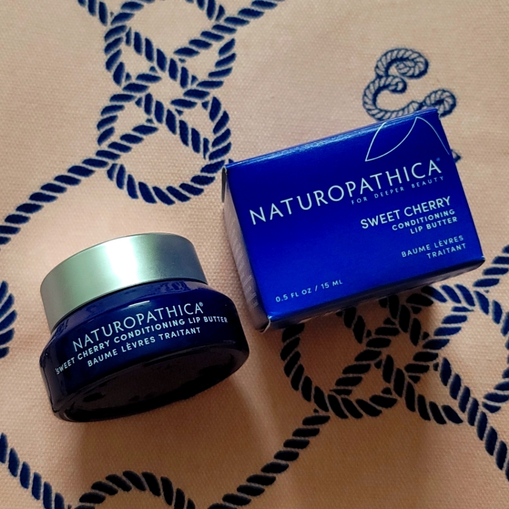 NWT Naturopathica sweet cherry conditioning lip butter 15 mL
